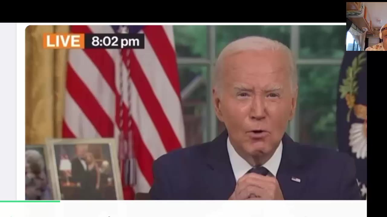 Joe in Basement in WH - Cover Up - AI - Shooting Staged - Harris Radical Agenda - 7-25-24