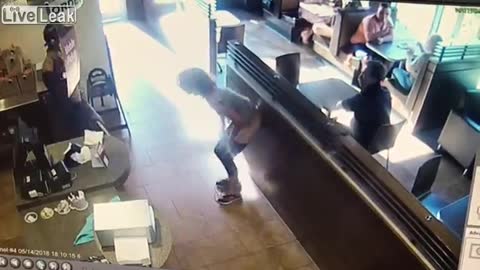 Woman Furiously Shits On Floor Of Tim Hortons, Throws It At Employees