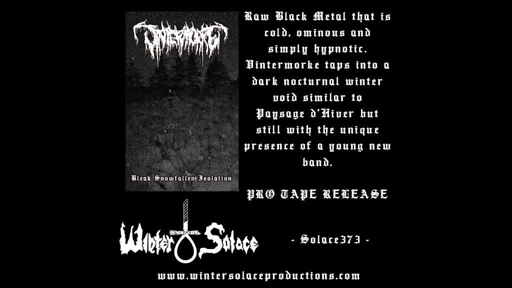 Vintermorke - Dismal Winter Misanthropy