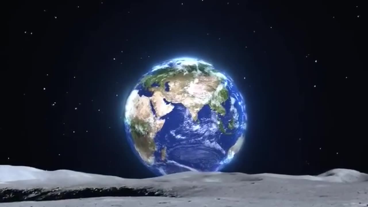 Earth veiw from moon