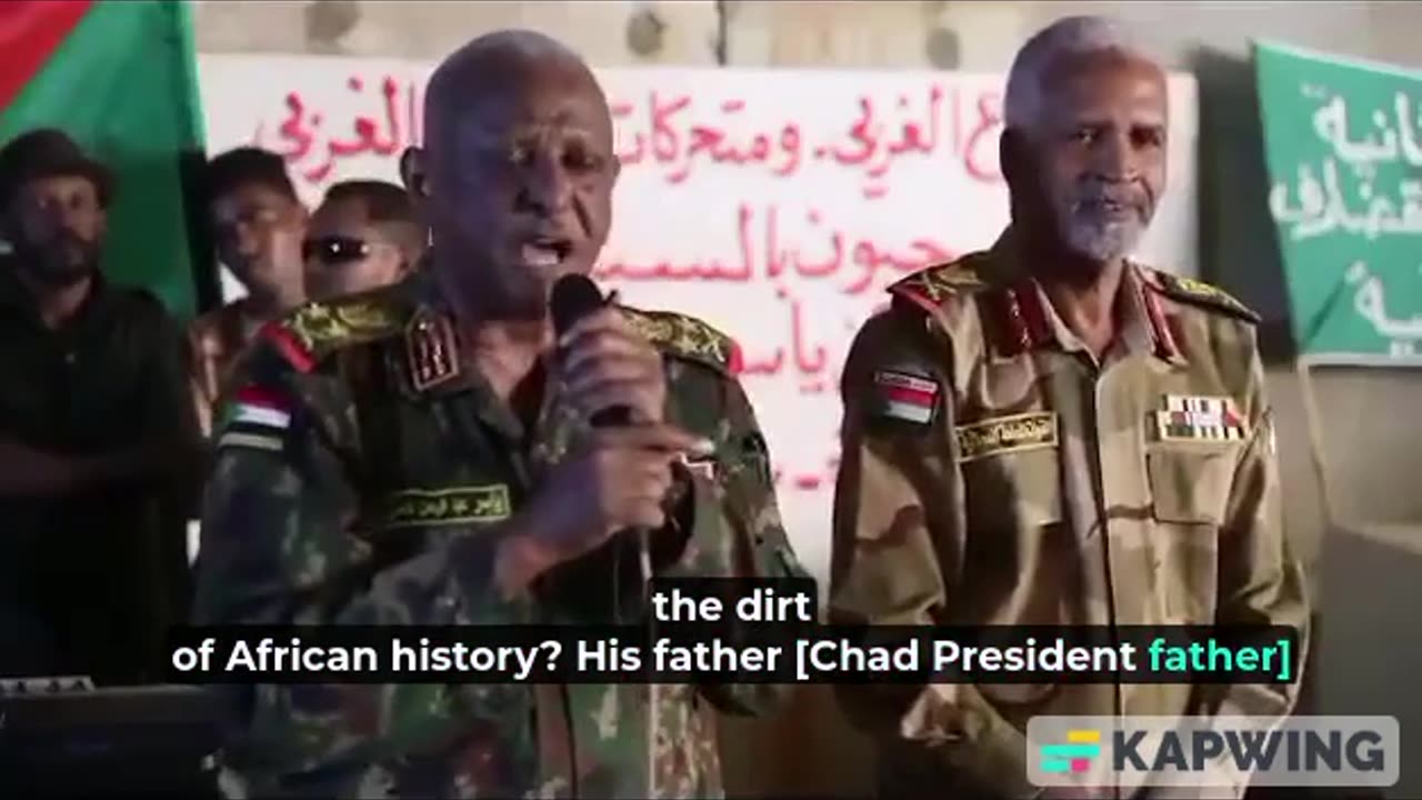 Sudan's Top Commander Accuses Arab Satan [UAE President] of Massacres