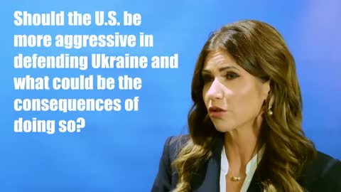 Gov. Kristi Noem slams media for defending Biden amid Russia-Ukraine crisis