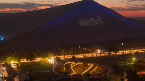 Desert festival in China