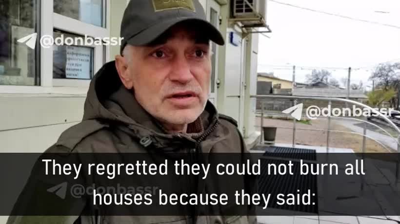 Ukrainian citizen in Mariupol speaks out