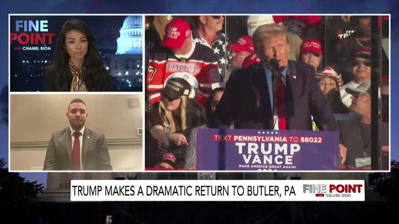 Fine Point - Trump's Dramatic Return To Butler, PA - W/ Jondavid Longo, 10/7/24