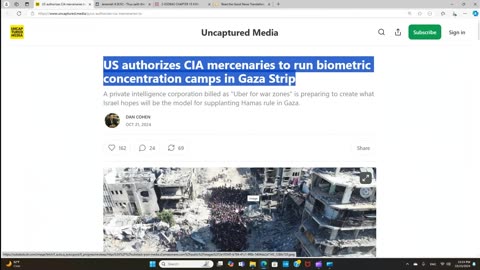 U.S. AUTHORIZES BIOMETRIC CONCENTRATION CAMPS IN GAZA STRIP!!