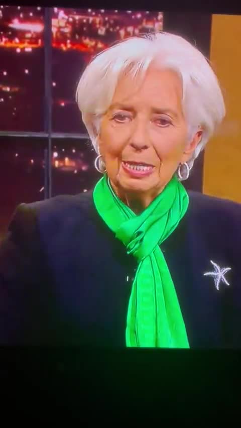 Imagine people believing this nonesense from the European Central Bank President Christine Lagarde