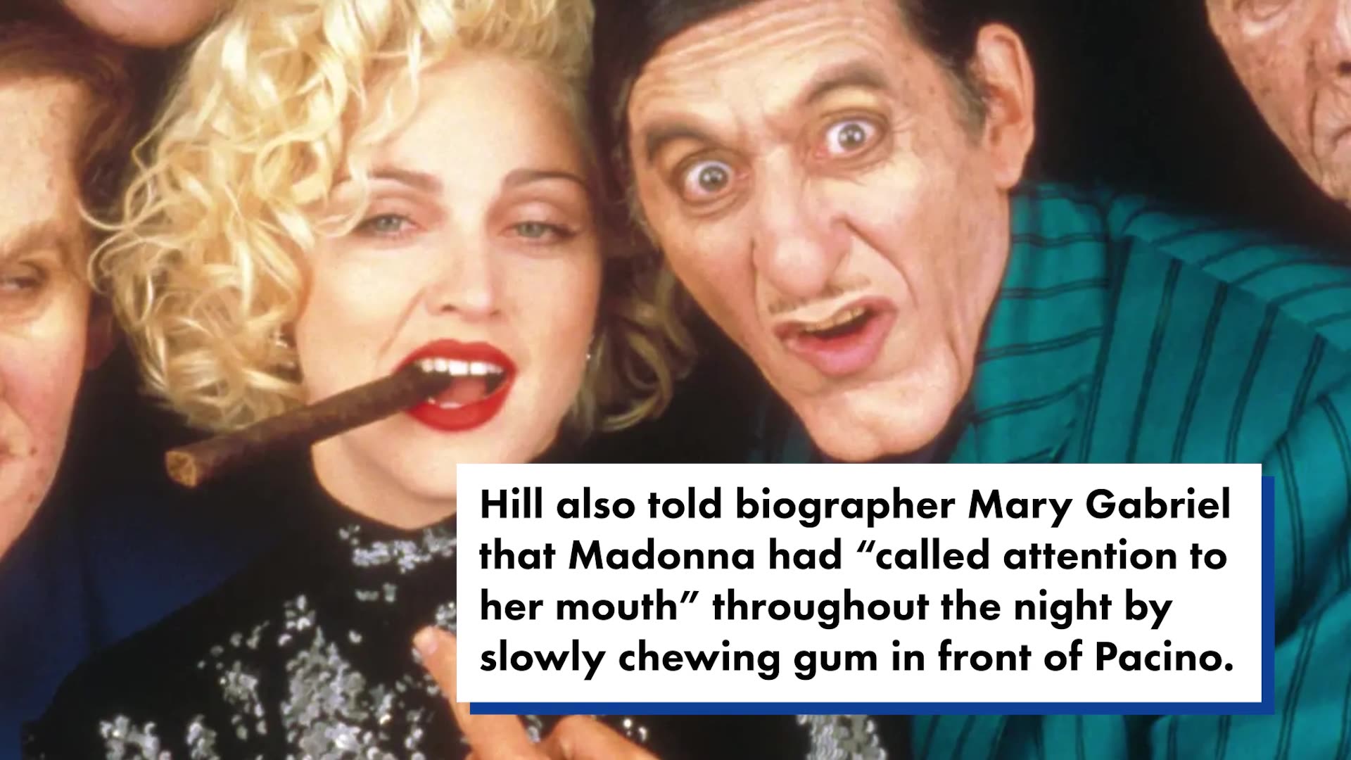 Madonna allegedly stuck her tongue in Al Pacino's ear when they met