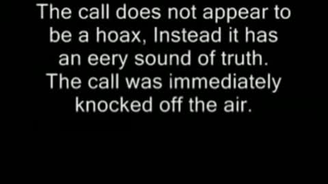 UFO sightings - Frantic Call