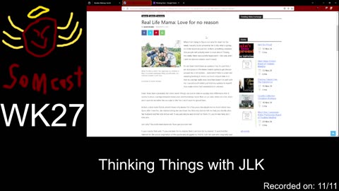 SoMCast 27 Thinking Things w/JLK (Motherly Shelter)