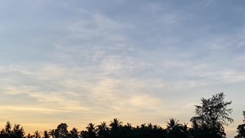 Selected clip of sunset around beautiful areas in this universe -12