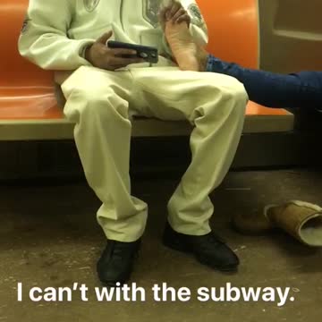 I can't with the subway guy massages feet