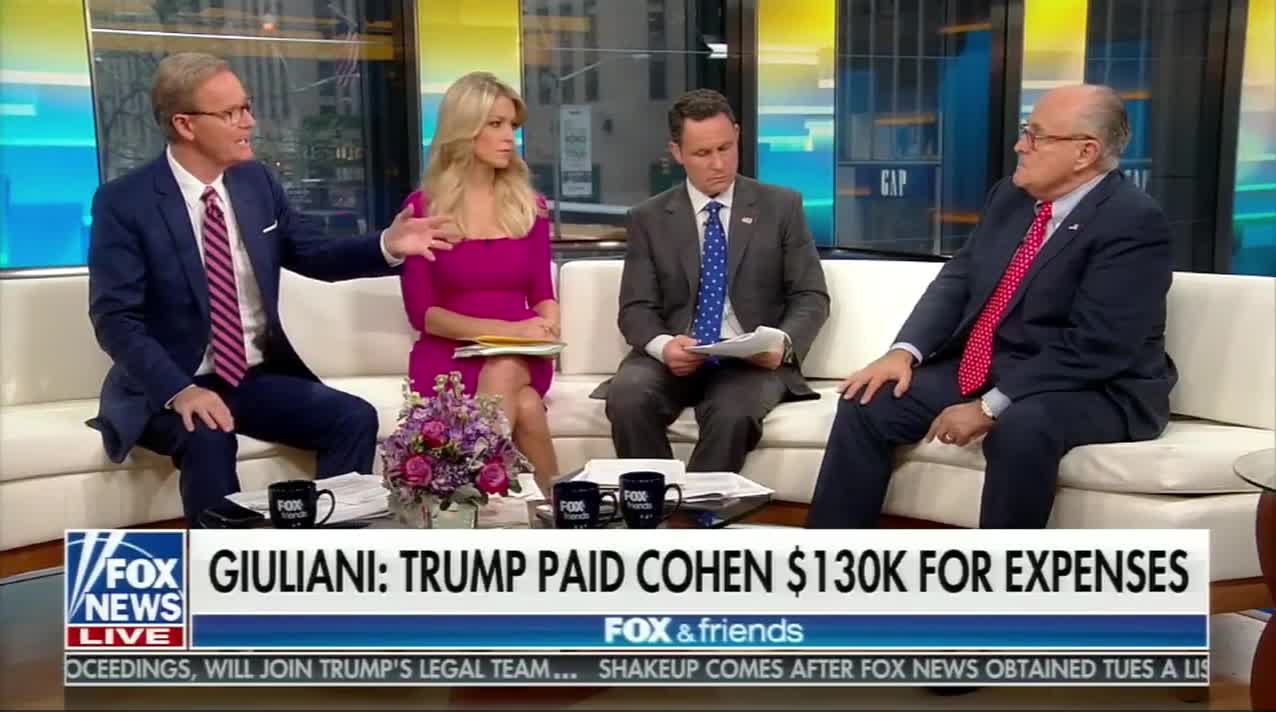 Earhart to Giuliani - Why did Cohen say he wasn't reimbursed $130K