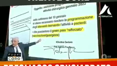 SENZA VACCINO, NIENTE CURE