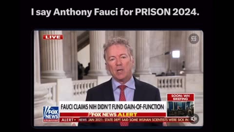 Tara Bull On X: Rand Paul ties Anthony Fauci to Research and Launch of the Wuhan Virus