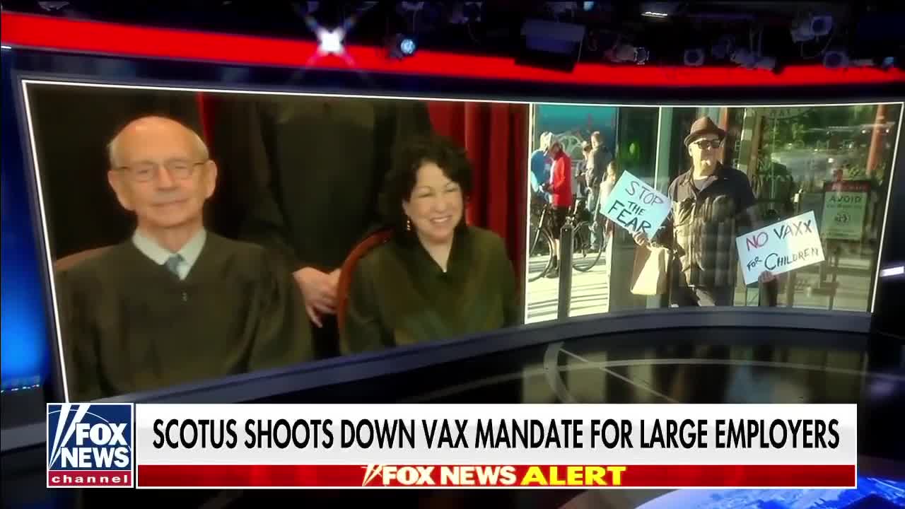 SCOTUS guns down Biden's vax mandate for private employers.