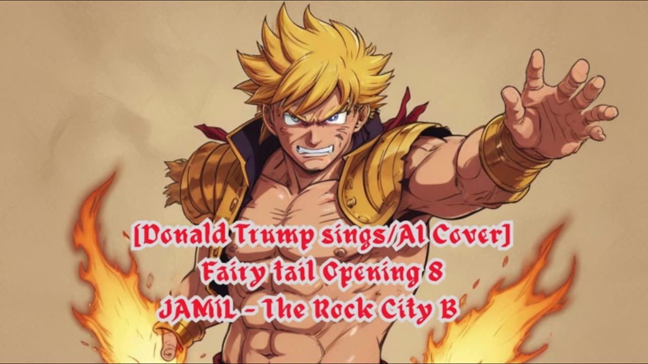 [Donald Trump sings/AI Cover] Fairy tail Opening 8 | JAMIL - The Rock City Boy