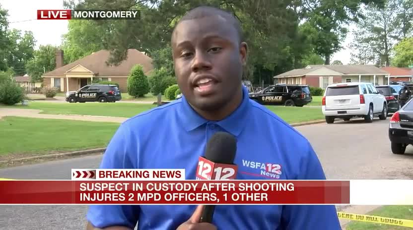 Suspect in custody after Montgomery, Ala. officers shot