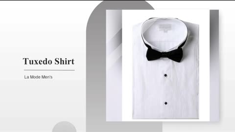 "Effortless Sophistication: End On End Dress Shirt from La Mode Men's | Elevate Your Look!"