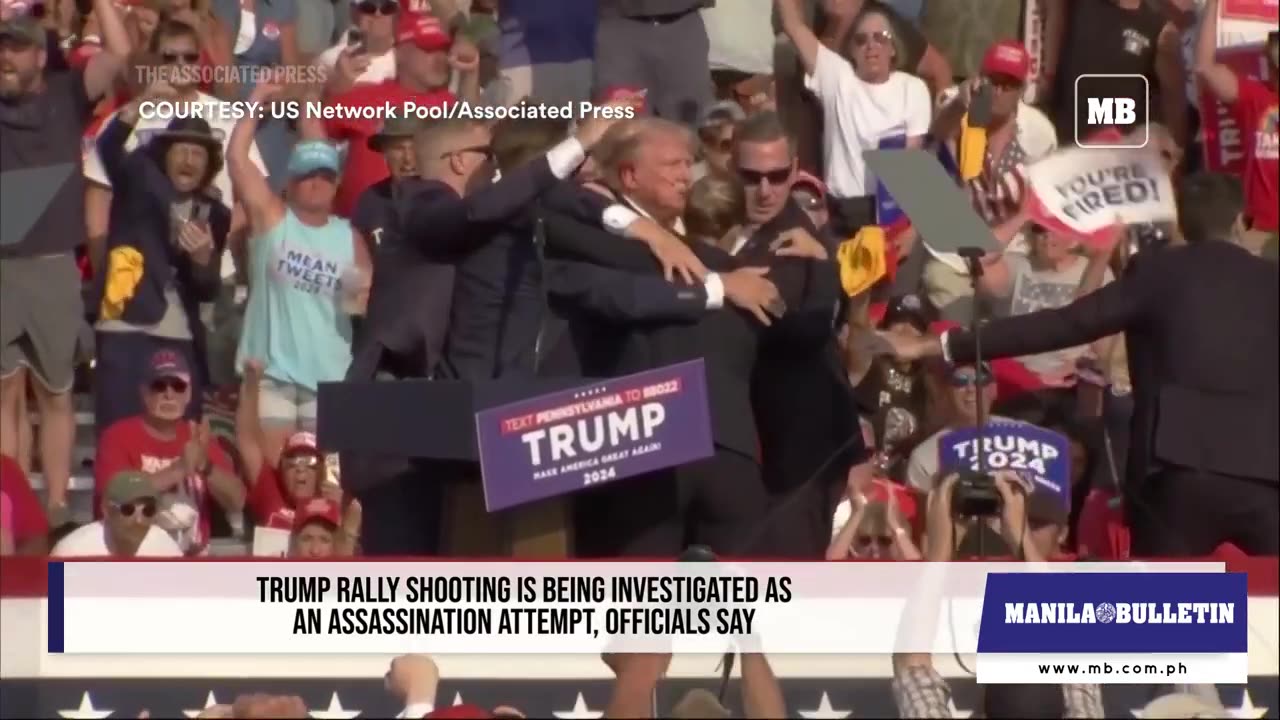 Donald Trump was shot on his rally