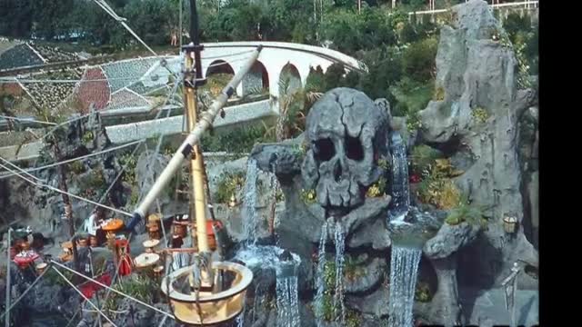 Skull Rock and Pirate's Cove--Disneyland History--1960's--TMS-510