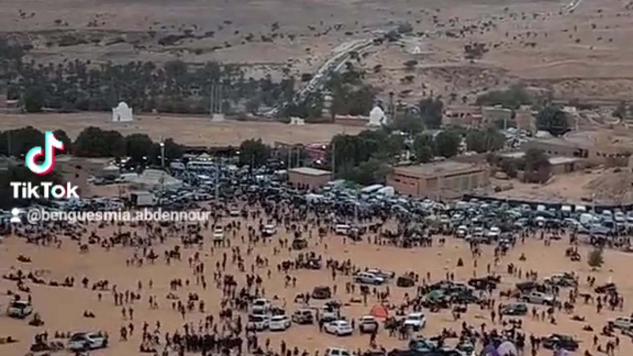 New Year's Eve in the Taghit Desert, Algeria