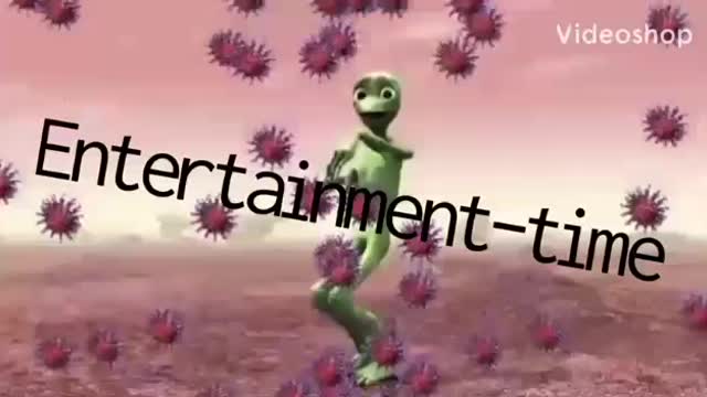 Alien dance with green .... entertainment