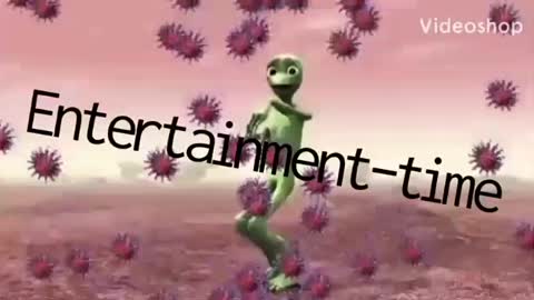 Alien dance with green .... entertainment