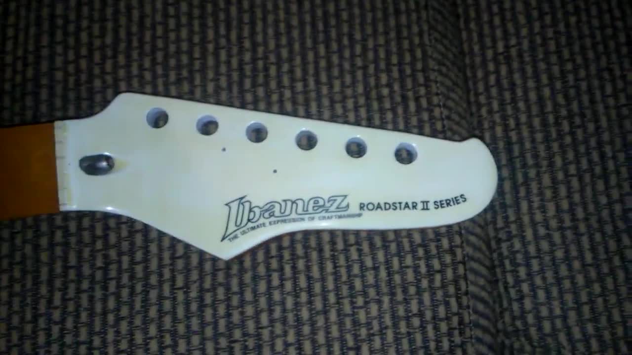 IBANEZ ROADSTAR II NECK FINISHED. NEW PROJECT