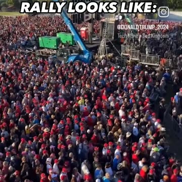 NOW THIS IS WHAT A RALLY LOOKS LIKE