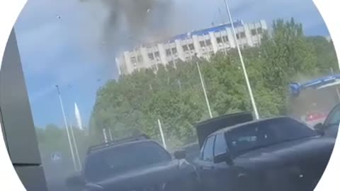 The video of the most powerful arrival on Dnepropetrovsk