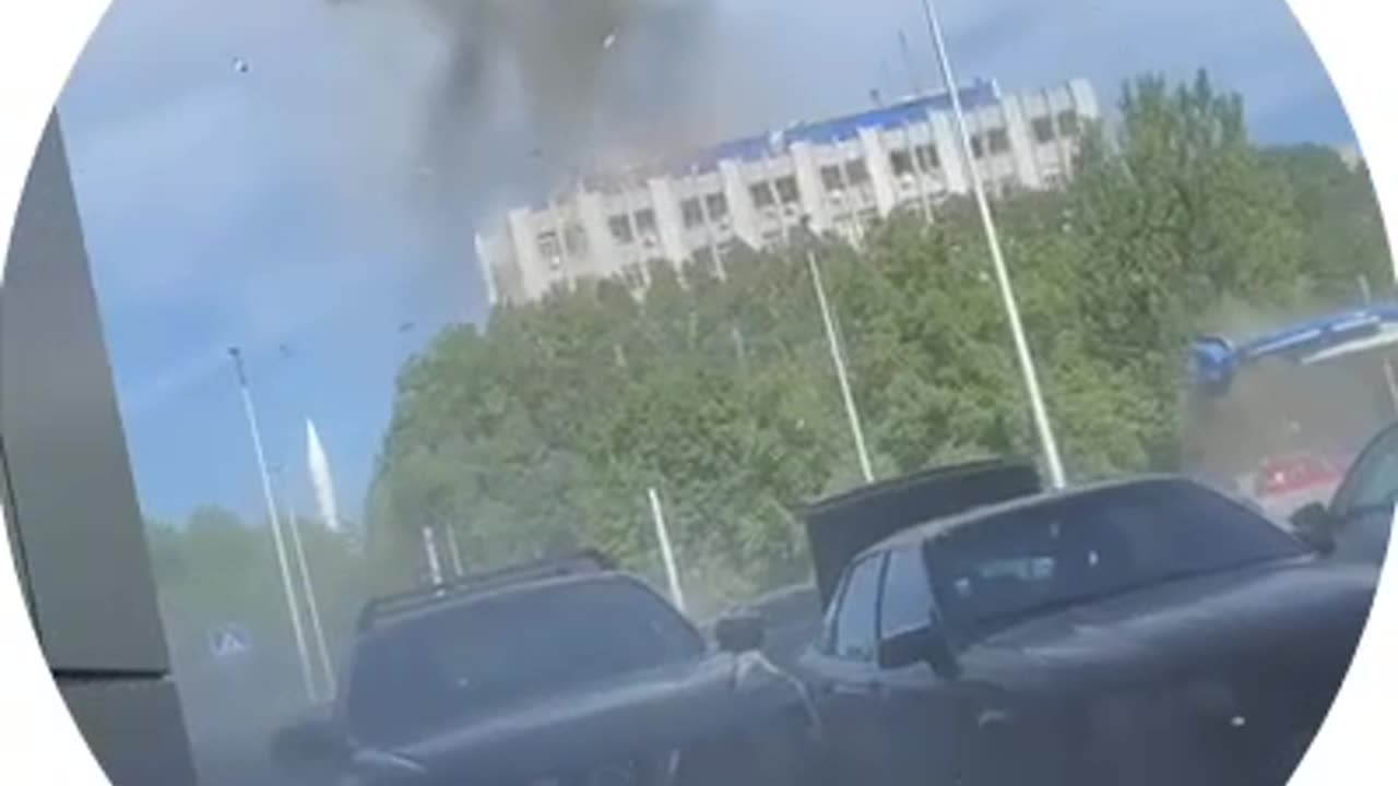 The video of the most powerful arrival on Dnepropetrovsk
