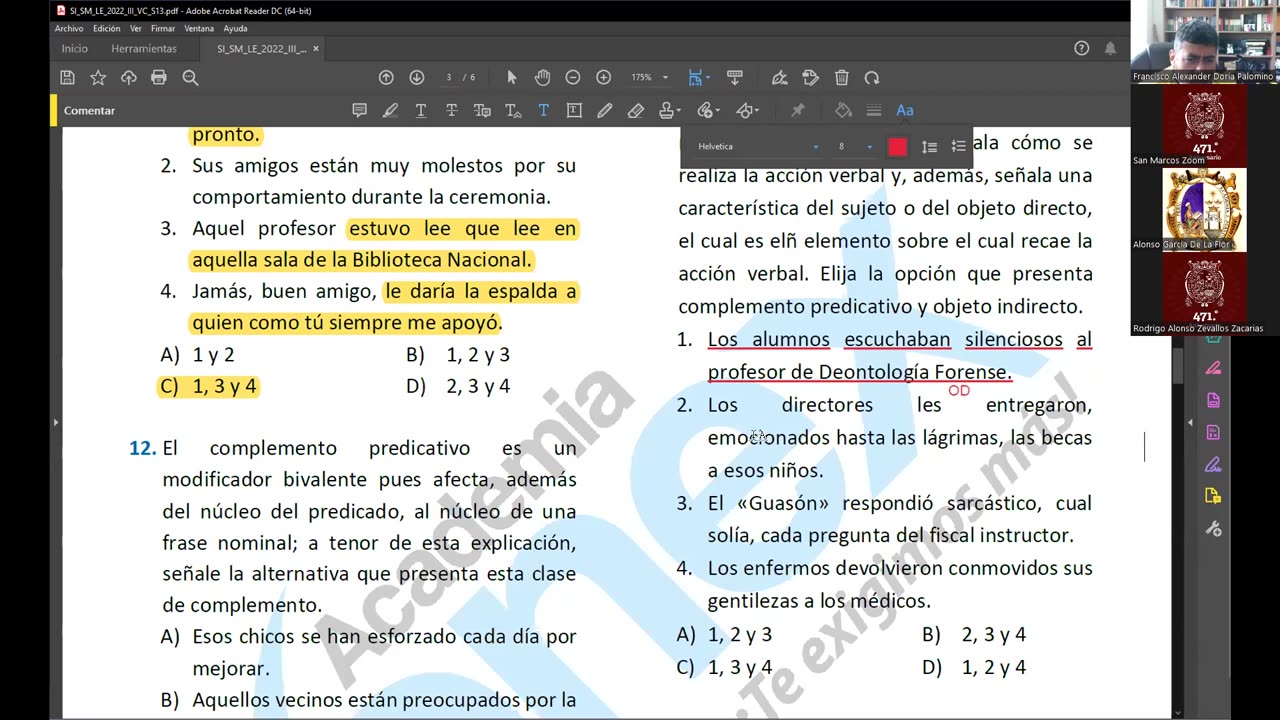 VONEX SEMESTRAL INTENSIVO | SEMANA 13 | LENGUAJE