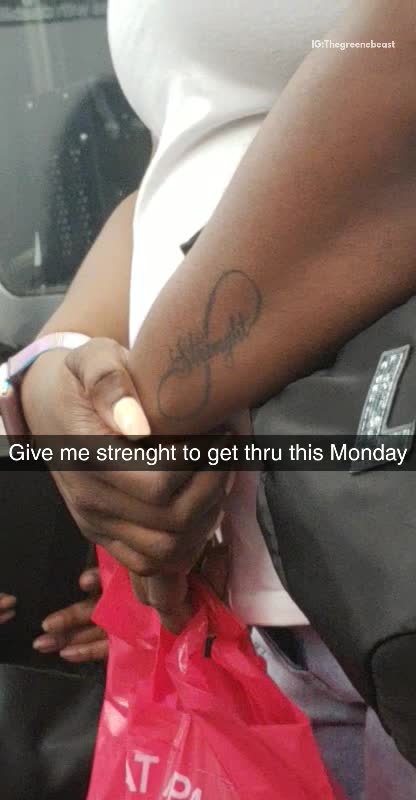 Woman tattoo spelled strenght