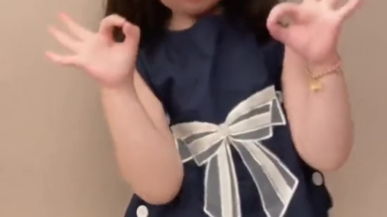 Cute dancing girl