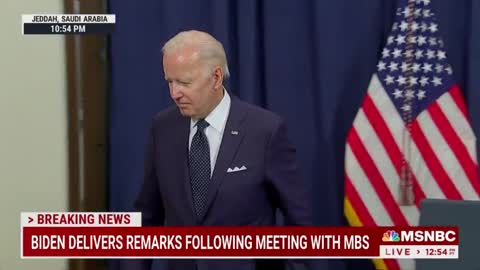 Biden: "I didn't negotiate with Joe Manchin. I have no idea."!!!