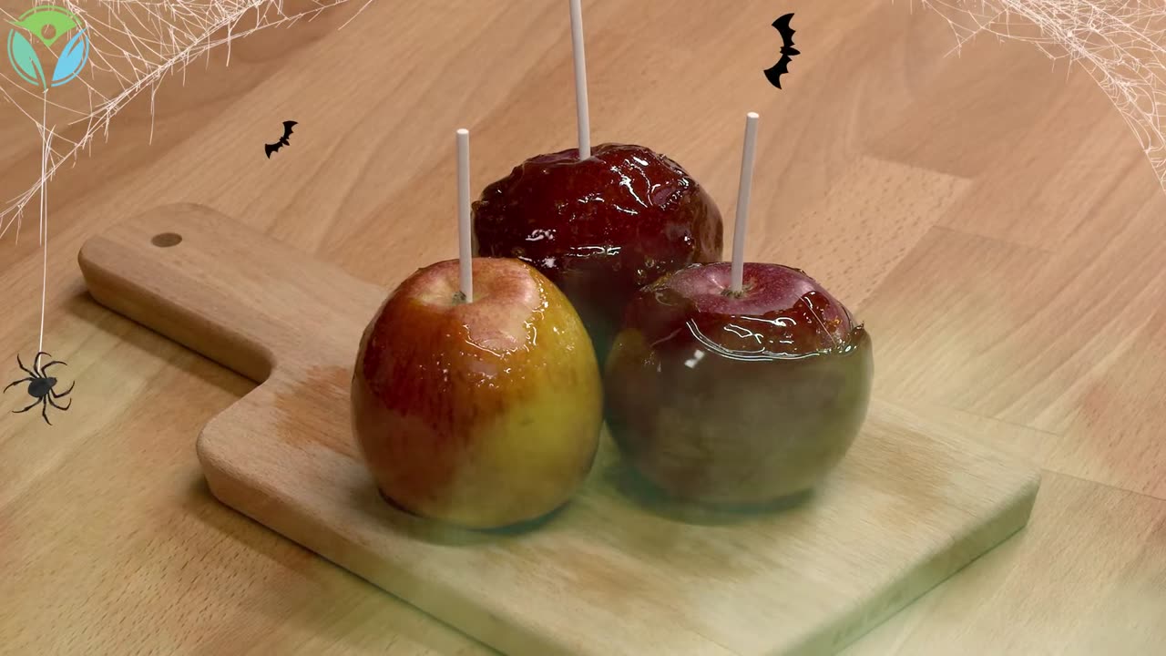 Halloween Toffee Apple