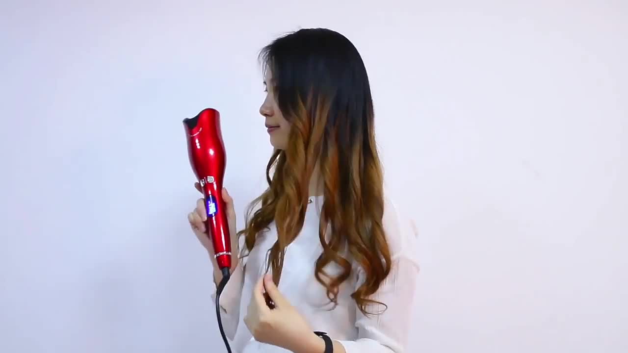 Auto Rotating Ceramic Hair Curler Automatic