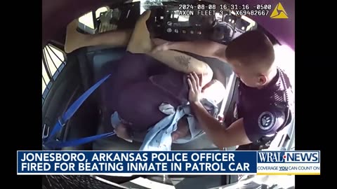 Jonesboro, Arkansas, police officer fired for beating inmate in patrol car