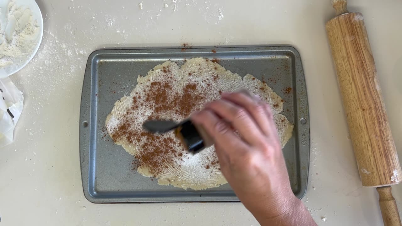 SHORT Cinnamon Sugar Pie Crust Bark- What do you do with extra pie crust?!