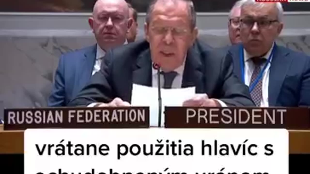 Sergej Lavrov v OSN o agresích USA ve světě