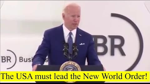 Bidens New World Order !