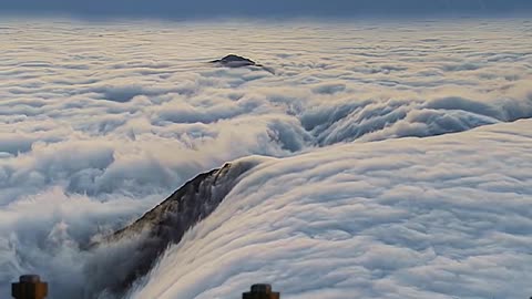 A shocking sea of clouds