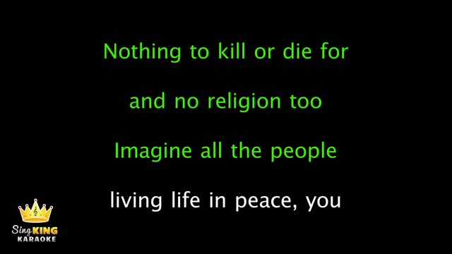 ×John Lennon - Imagine (Karaoke Version)