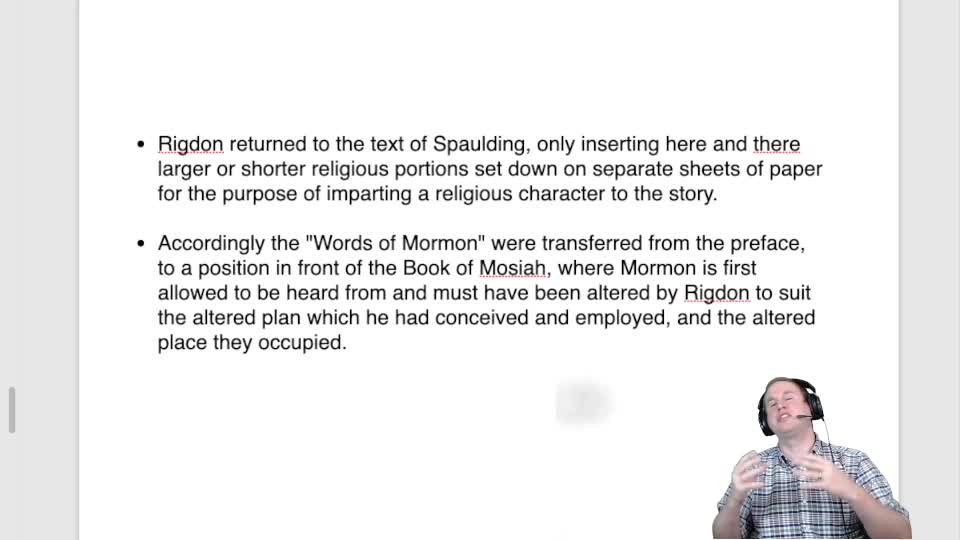 Where Did The Book of Mormon Come From? (Part 17)