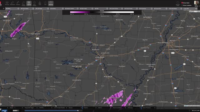 Arkansas Hail Path Archive for January 2, 2023