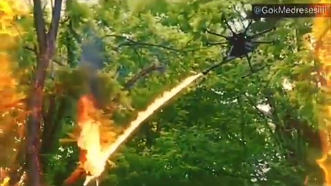 wild fire and real source drones