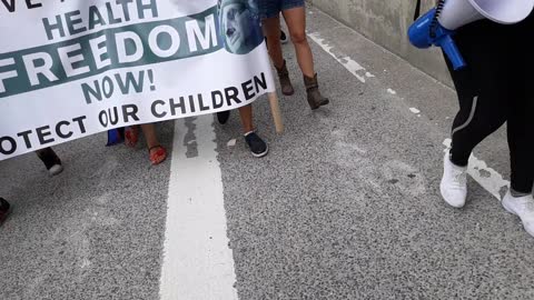 Medical Freedom March Brooklyn Bridge