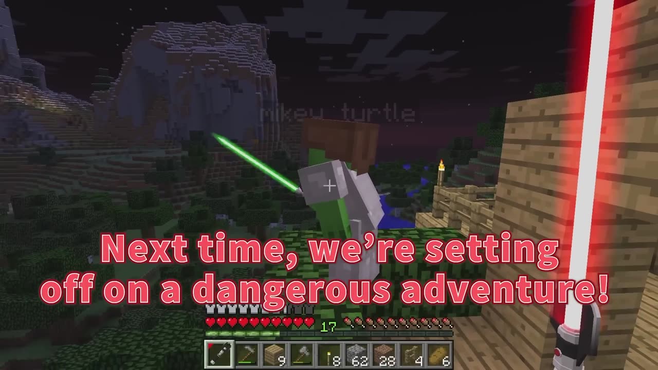 Minecraft with Lightsabers!