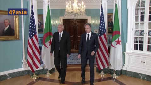 US Secretary Blinken meets with Algerian Foreign Minister Ahmed Attaf